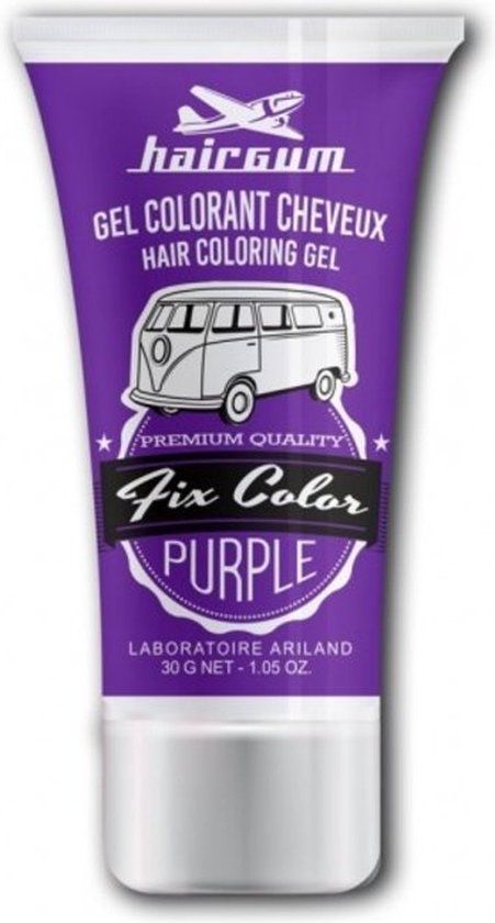 Hairgum Fix Color Paars Styling Gel - 30 ml