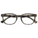 Leesbril OPULIZE ORA Leesbril Grijs Schildpad Wrap Lezers Gregory Peck-Stijl Mannen Vrouwen Scharnieren Met Veer R14-7 +2,00
