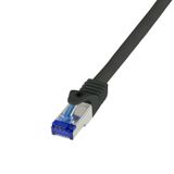 LogiLink C6A053S Netzwerkkabel Schwarz 2 m Cat6a S/FTP Rund