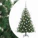 vidaXL Kunstkerstboom met kerstbal 150 cm 150 LED's Warmwit