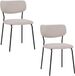 Housecraft Living Leah Eetkamerstoelen Off White/ Gebroken wit - Set van 2