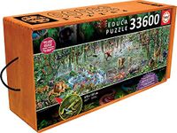 Educa - Wilde Life XXL Puzzel | 33600 Stukken Volwassenen | 14+ | Premium legpuzzel 33600st | Fix Puzzle lijm incl. | Vanaf 14+ (16066)