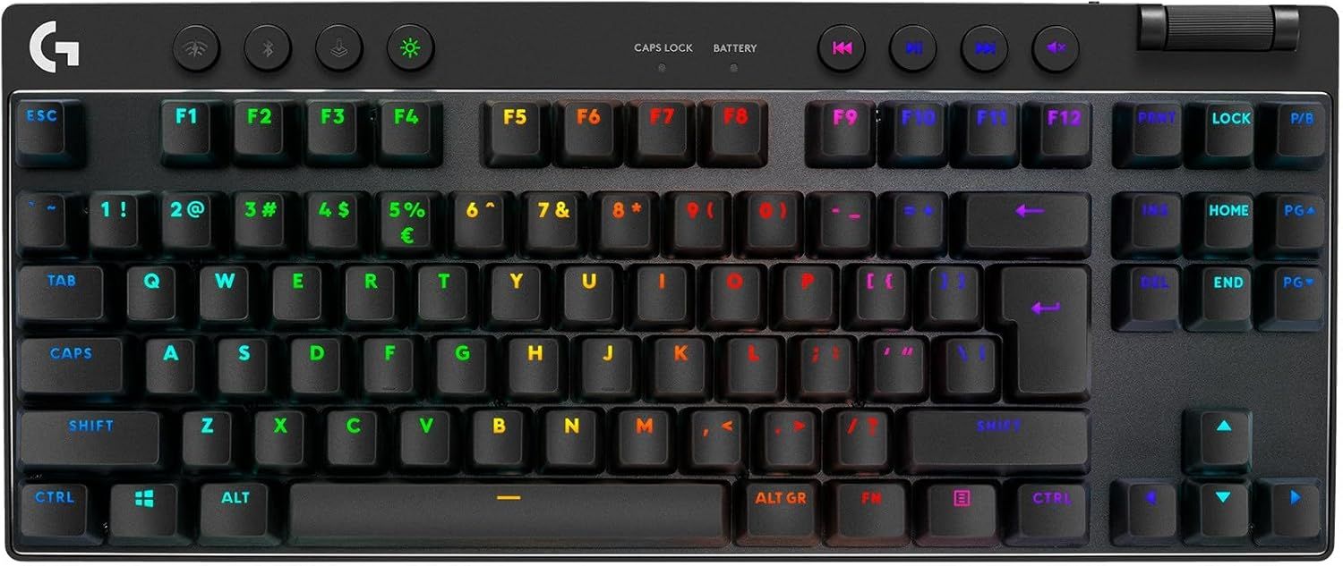 Logitech G PRO X TKL RAPID Gaming Toetsenbord - Zwart - QWERTY - US International