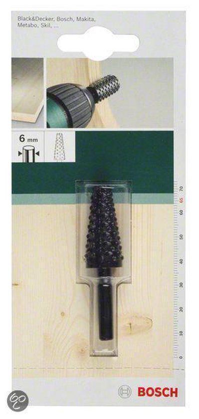 Bosch - Houtrasp, concaaf 15 x 55 mm