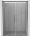 Mexen Rox porte de douche coulissante 160 cm, transparent, gris canon brossé