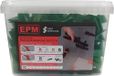 EPM Système de mise à niveau simple pour carrelage, 200 clips, 3 mm - E-315-8830