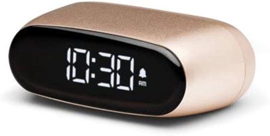Lexon Design MINUT Pocket Size Alarm Clock - Goud