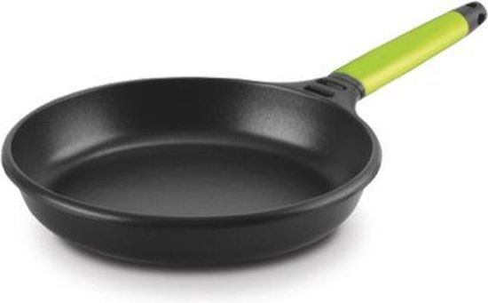 Fundix Koekenpan - 20 cm - Zwart - Gietaluminium - Met Kiwi Steel