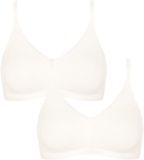 Sloggi GO Daily Cotton Soft Bügelloser BH - Wit - Maat S