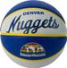 Wilson Team Retro Denver Nuggets Mini Ball WTB3200XBDEN, Unisex, Blauw, Maat 3