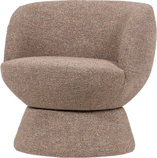 WOOOD Shuffle Draaifauteuil - Bruin Melange