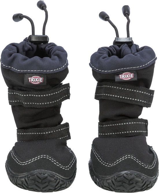 Trixie Pootbescherming Walker Active Long Zwart L-XL 2 stuks