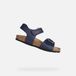 Geox Ghita Jongens Sandalen - Marineblauw/Rood - Maat 32