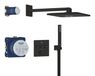 Grohe Precision SmartControl regendoucheset – 31 cm hoofddouche – douchearm – wandaansluitbocht met houder – mat zwart 348752430