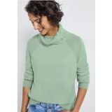 Sweater with stand-up collar