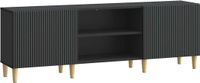 vidaXL TV-kast Zwart 150 x 31 x 50 cm Bewerkt hout