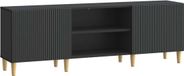 vidaXL TV-kast Zwart 150 x 31 x 50 cm Bewerkt hout