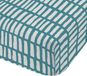 Ibenzoa® Luxueus Geometrisch Ontwerp Blauwgroen Laken en Kussenslopen Set voor Comfortabel Slapen