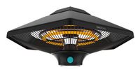 Cecotec ReadyWarm 2000 Power Ceiling Buiten Zwart 2000 W Halogeen-elektrisch verwarmingstoestel