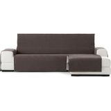 ECOMMERC3 Chaiselong Bankovertrek, extra rechts, elastisch, extra rechts voor rugleuning, zitting en armleuningen, bruin