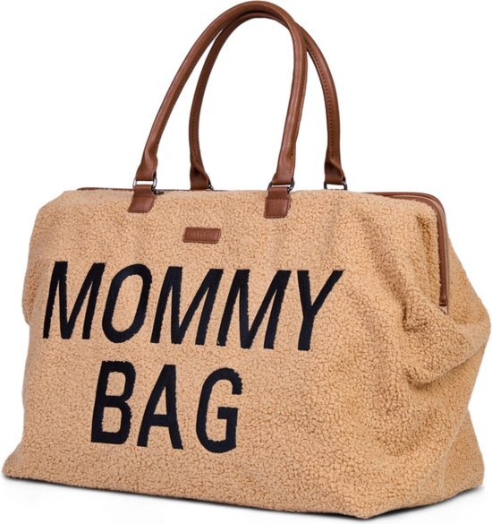 Childhome Mommy Bag Groot - Teddy - Beige