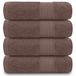 GC GAVENO CAVAILIA Set van 4 handdoeken, kleurecht, 700 g/m², premium kwaliteit, extra absorberend, 100% katoen, Egyptisch, camel