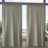 Exclusieve Home Gordijnen In/Out Solid Velcro Tab Top Panel Paar