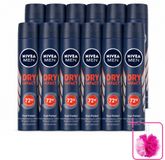 NIVEA MEN 12 x Anti-transpirant spray Dry Impact - 200 ml