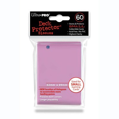 Ultra Pro Sleeves Small Pink 62 x 89 mm