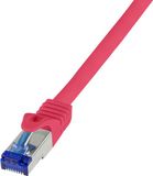LogiLink C6A114S RJ45 CAT 6A S/FTP 20.00 m Rood 1 stuk(s)