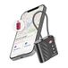 SBS Track My Lock, TSA Slot met Ingebouwde Finder Tracker, Compatibel met Apple Find My (iOS), 3-cijferige Combinatieslot, 60 dB Alarm, USB-C Oplaadbaar, Ideaal voor Koffers en Tassen, Zwart