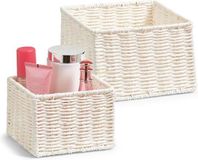 Zeller - Storage Basket, 2pcs set, white