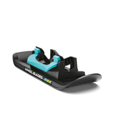 Wheelblades Wheelblades XL wandelwagen Ski Enkel zwart/blauw