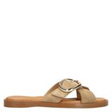 Manfield suède slippers beige