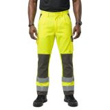 Mascot Safe Compete Broek met kniezakken 07179-470 - hi-vis geel/antraciet - C48 - 90