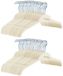 Amazon Basics Velours kledinghangers voor hemden of jurken, set van 100, ivoor