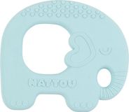 Bijtring Nattou Bijtring Olifant Silicone - Lichtblauw
