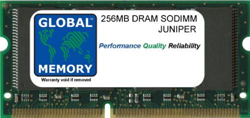 GLOBAL MEMORY 256MB DRAM SODIMM GEHEUGEN RAM VOOR JUNIPER ERX-310 / ERX-705 / ERX-710 / ERX-1410 / ERX-1440 ROUTERS (ERX-GEFE256M-UPG)