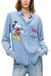Desigual Blouse 'Mickey Disney' blauw denim / mosterd / rood / zwart