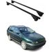 Omac Barres De Toit Pour Fiat Marea Weekend 1996-2002 – Tüv / Din 75302:2019 – Antivol Inclus – Charge Max 75 Kg – 2 Barres Noir