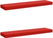 vidaXL Banc de coussins VUGHT 100% Polyester Rouge