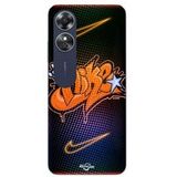 Maniacase Etui Oppo A17 Nike Just Do It Oranje
