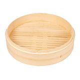 Maxi Dim-Sum Steamers Ø 30X6 Cm Natuurlijke Bamboe - 4 Eenheden