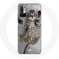 Maniacase Hoesje voor Xiaomi Poco M3 Pro kitten Bengaalslaapje
