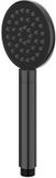 IVY Handdouche Rond 9 cm Satin Spray - Zwart Chroom PVD