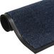 vidaXL Deurmat getuft 60x180 cm blauw