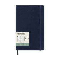 Moleskine Large 18 Months Weekly Planner 2023/2024 - Sapphire Blue Hardcover