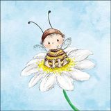 Ambiente Lunch Servetten - Bee child - 33x33 cm