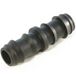 Jonction cannelée PVC diamètre 16 mm pour goutte à goutte