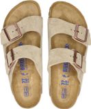 Birkenstock Arizona SFB VL Narrow Dames Slippers - Taupe - Maat 36